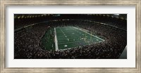 Spectators in an American football stadium, Hubert H. Humphrey Metrodome, Minneapolis, Minnesota, USA Fine Art Print