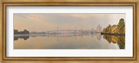 Bridge across a river, Benjamin Franklin Bridge, Delaware River, Philadelphia, Pennsylvania, USA Fine Art Print