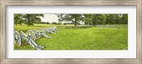 Cannons in a park, Valley Forge National Historic Park, Philadelphia, Pennsylvania, USA Fine Art Print