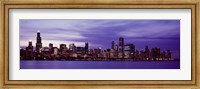 Chicago in Purple Fine Art Print