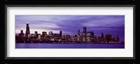 Chicago in Purple Fine Art Print