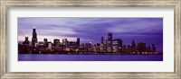 Chicago in Purple Fine Art Print