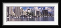 Downtown Honolulu, Oahu, Hawaii, USA Fine Art Print