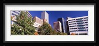 Low angle view of buildings in a city, Sheraton Downtown Denver Hotel, Denver, Colorado, USA Fine Art Print