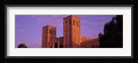 Low angle view of Royce Hall at university campus, University of California, Los Angeles, California, USA Fine Art Print