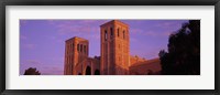 Low angle view of Royce Hall at university campus, University of California, Los Angeles, California, USA Fine Art Print