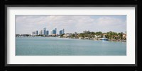 Buildings at the waterfront, Miami, Florida, USA (daytime) Fine Art Print
