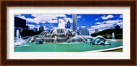 Buckingham Fountain in Grant Park, Chicago, Cook County, Illinois, USA Fine Art Print