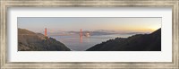 Goden Gate Bridge view from Hawk Hill, San Francisco, Califorina Fine Art Print
