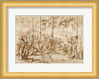 Apollo and the Muses on Mount Parnassus Fine Art Print