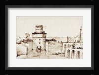 Landscape with a View of a Fortified Port Fine Art Print