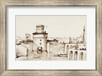 Landscape with a View of a Fortified Port Fine Art Print