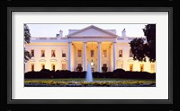 USA, Washington DC, White House, twilight Fine Art Print
