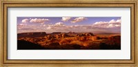Monument Valley Under Cloudy Sky Fine Art Print