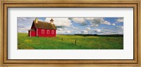 Small Red Schoolhouse, Battle Lake, Minnesota, USA Fine Art Print