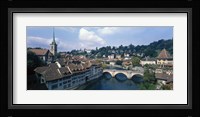 Switzerland, Bern, Aare River Fine Art Print