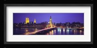 England, London, Parliament, Big Ben Fine Art Print