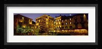 Low Angle View Of Buildings, Piazza Della Riforma, Lugano, Switzerland Fine Art Print