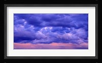 Switzerland, clouds, cumulus, storm Fine Art Print
