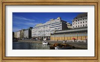 Buildings at the waterfront, Palace Hotel, Helsinki, Finland Fine Art Print