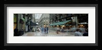 Large group of people on the street, Milan, Italy Fine Art Print