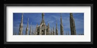 Facade of a cathedral, Piazza Del Duomo, Milan, Italy Fine Art Print