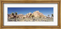 Rock Formation In A Arid Landscape, Joshua Tree National Monument, California, USA Fine Art Print