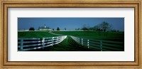 USA, Kentucky, Lexington, horse farm Fine Art Print