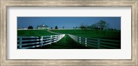USA, Kentucky, Lexington, horse farm Fine Art Print