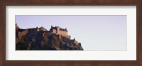 Low angle view of a castle on top of a hill, Edinburgh Castle, Edinburgh, Scotland Fine Art Print