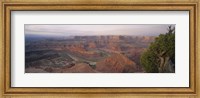 High Angle View Of An Arid Landscape, Canyonlands National Park, Utah, USA Fine Art Print