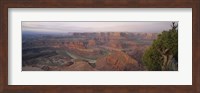 High Angle View Of An Arid Landscape, Canyonlands National Park, Utah, USA Fine Art Print