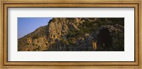 Tombs on a cliff, Lycian Rock Tomb, Antalya, Turkey Fine Art Print