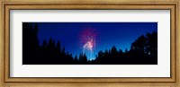 Fireworks, Canada Day, Banff National Park, Alberta, Canada Fine Art Print