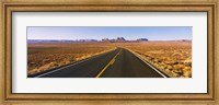 Road passing through a desert, Monument Valley, Arizona, USA Fine Art Print