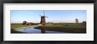 Windmill, Schermerhorn, Netherlands Fine Art Print