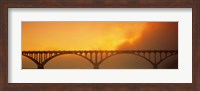 Sunset Fog And Highway 101 Bridge CA Fine Art Print