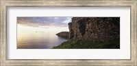 Castle at the waterfront, Duntulm Castle, Isle Of Skye, Scotland Fine Art Print