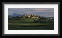 Houses on a hill, Romont, Switzerland Fine Art Print