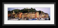 Harbor Houses Portofino Italy Fine Art Print