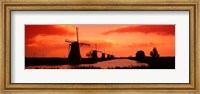 Windmills Holland Netherlands Fine Art Print