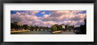 France, Paris, Seine River Fine Art Print