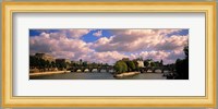 France, Paris, Seine River Fine Art Print