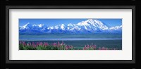 Mountains & Lake Denali National Park AK USA Fine Art Print