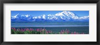 Mountains & Lake Denali National Park AK USA Fine Art Print