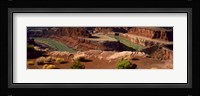 High angle view of a river flowing through a canyon, Dead Horse Point State Park, Utah, USA Fine Art Print