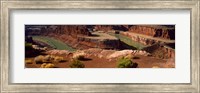 High angle view of a river flowing through a canyon, Dead Horse Point State Park, Utah, USA Fine Art Print