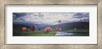Hot Air Balloons, Snowmass, Colorado, USA Fine Art Print