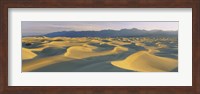 Sand dunes in a desert, Grapevine Mountains, Mesquite Flat Dunes, Death Valley National Park, California, USA Fine Art Print