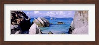 Boulders on a coast, The Baths, Virgin Gorda, British Virgin Islands Fine Art Print